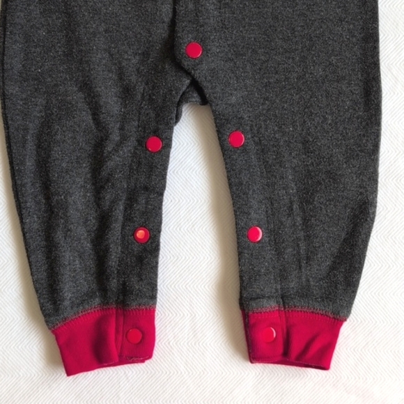 little blue house bear naked footless snap sleeper pajamas 6-12 months baby - Picture 4 of 7